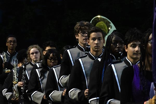 Meade High School Marching Band Performing